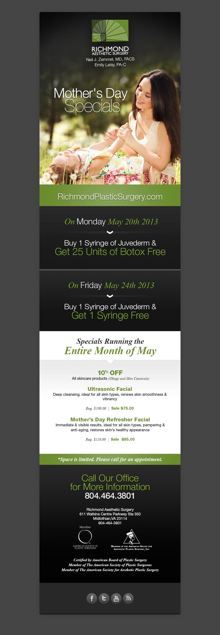 Mothers Day Specials