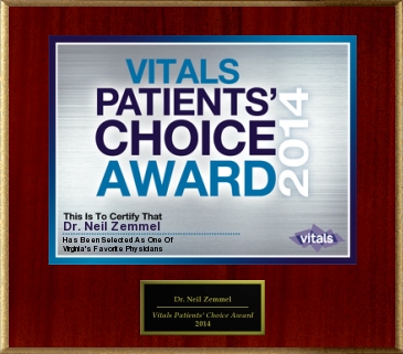 2014 Vitals Patient's Choice Award