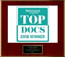 Richmond Magazine Top Docs 2018 Winner