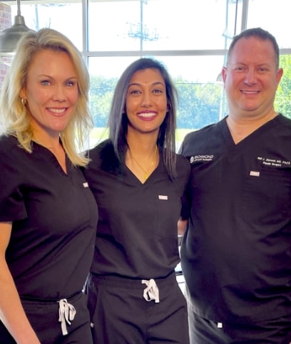 Dr. Karisma Reddy and other staff at Richmond Aesthetic Surgery